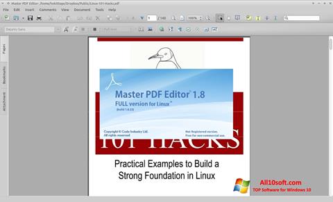 截圖 Master PDF Editor Windows 10