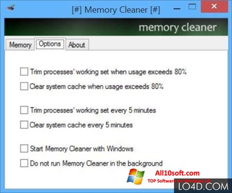 截圖 Memory Cleaner Windows 10