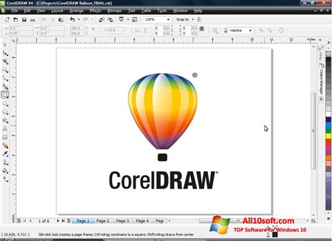 截圖 CorelDRAW Windows 10