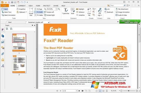 截圖 Foxit Reader Windows 10