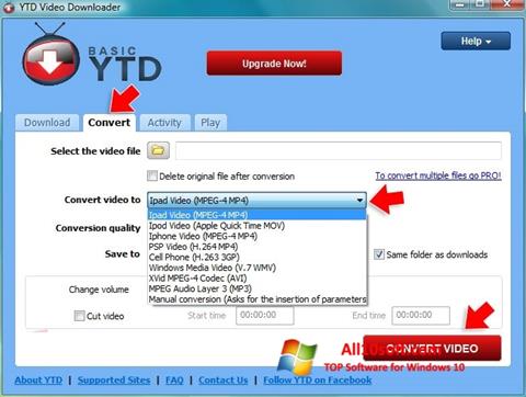截圖 YTD Video Downloader Windows 10