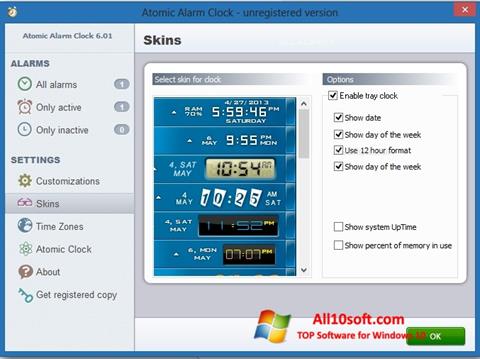 截圖 Atomic Alarm Clock Windows 10