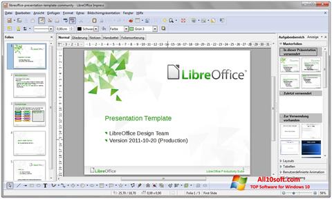 截圖 LibreOffice Windows 10