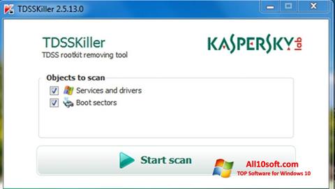 截圖 Kaspersky TDSSKiller Windows 10