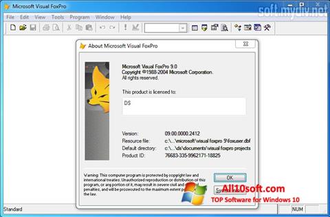 截圖 Microsoft Visual FoxPro Windows 10