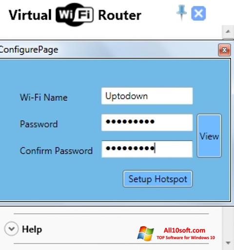 截圖 Virtual WiFi Router Windows 10