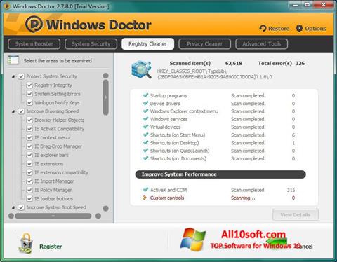截圖 Windows Doctor Windows 10