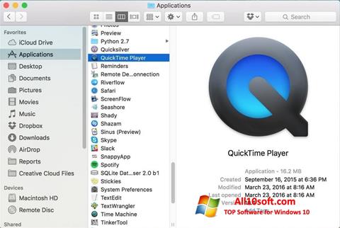 quicktime 7.7 for windows 10