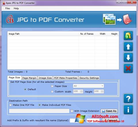 截圖 JPG to PDF Converter Windows 10