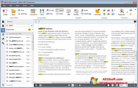 截圖 ABBYY PDF Transformer Windows 10