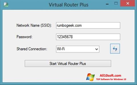 截圖 Virtual Router Plus Windows 10